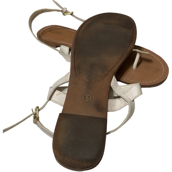 MOSSIMO White  Flat Sandals Size 11 - Picture 4 of 10